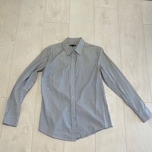 Gap striped long sleeve blouse